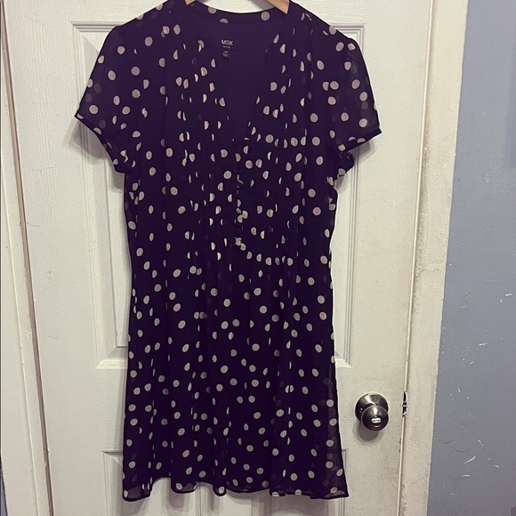 Mi Dresses & Skirts - Mi Black and White Polka Dot Blouse